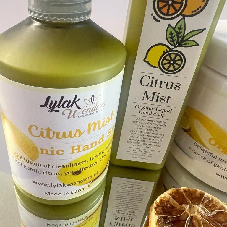 Organic Citrus Mist Liquid Hand Soap