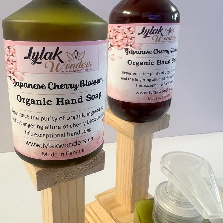 Organic Japanese Cherry Blossom Liquid Hand Soap