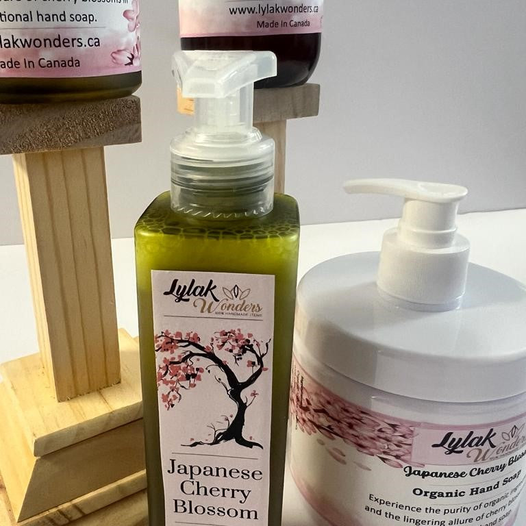 Organic Japanese Cherry Blossom Liquid Hand Soap