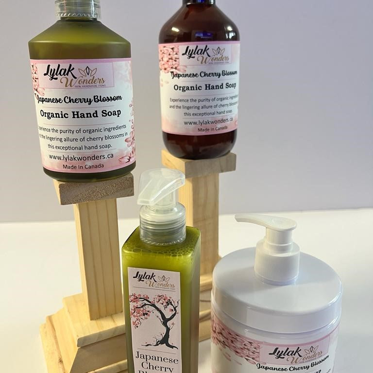 Organic Japanese Cherry Blossom Liquid Hand Soap