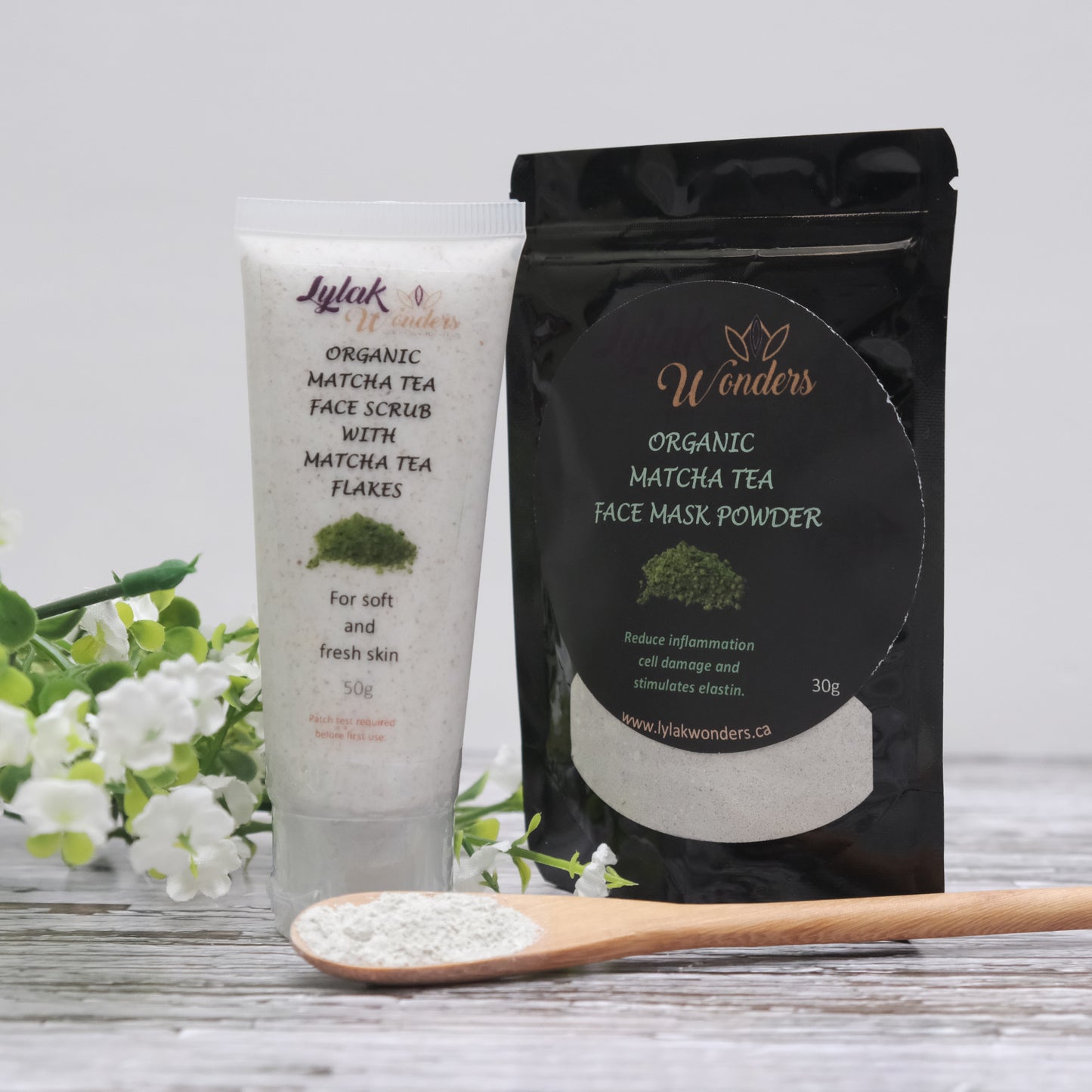 Organic Matcha Tea Fresh Face Set