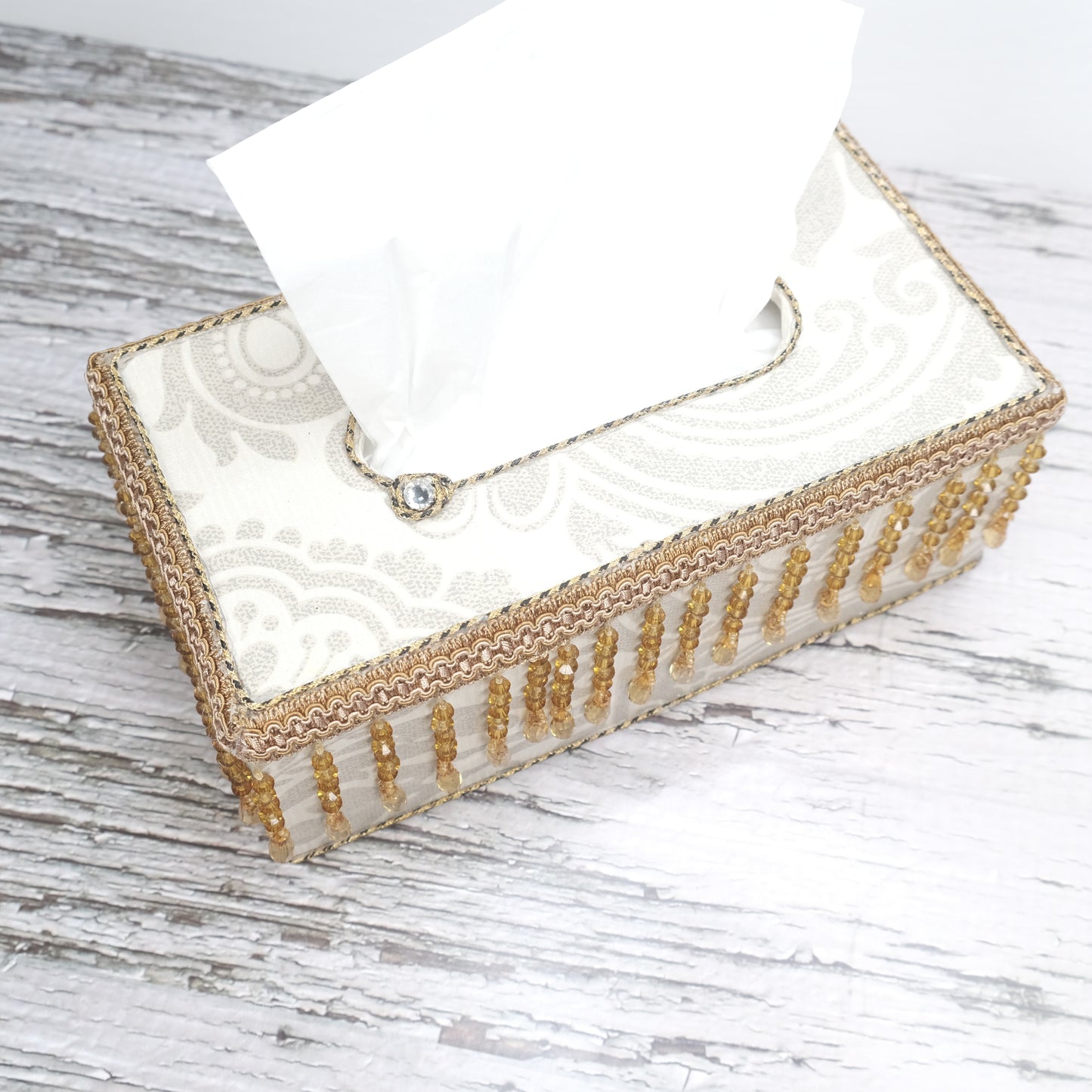 Handmade Florals Tissue Paper Box