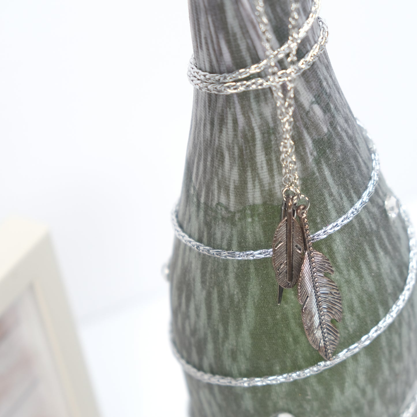 Handmade Forest Feather Bottle