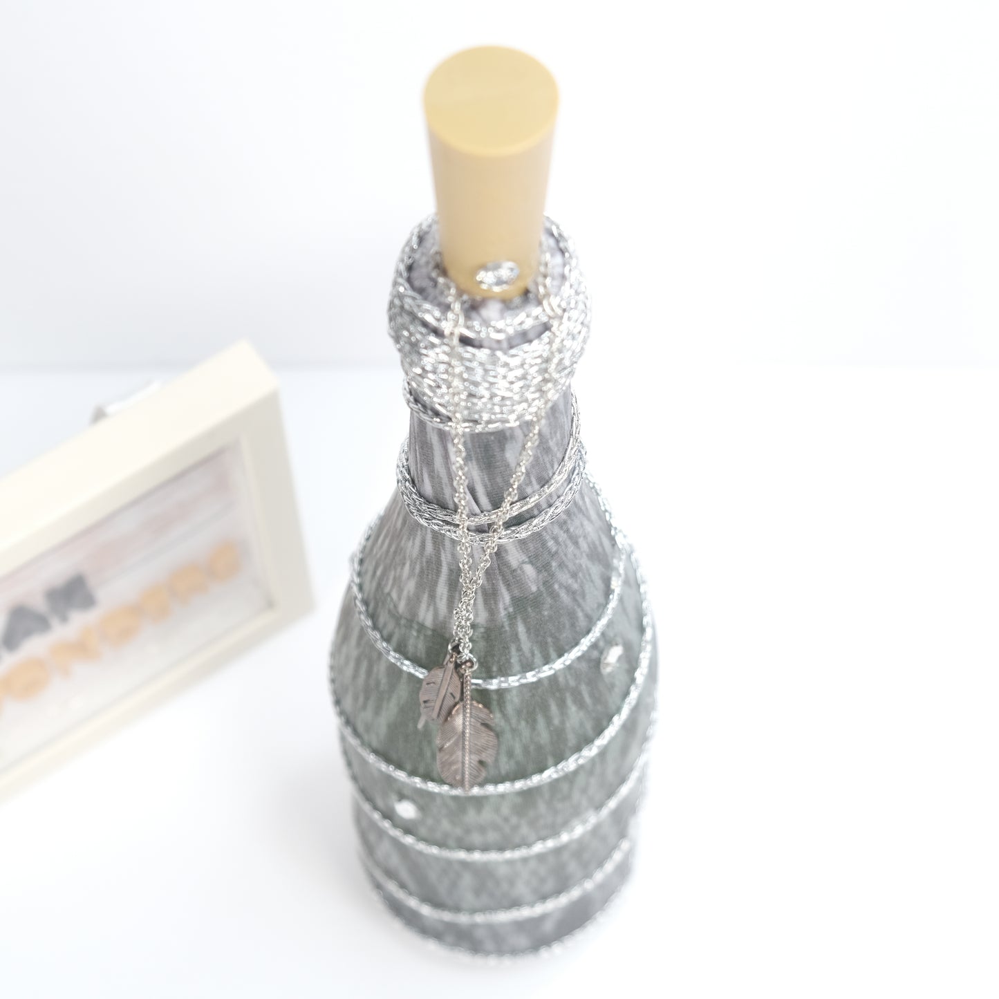 Handmade Forest Feather Bottle