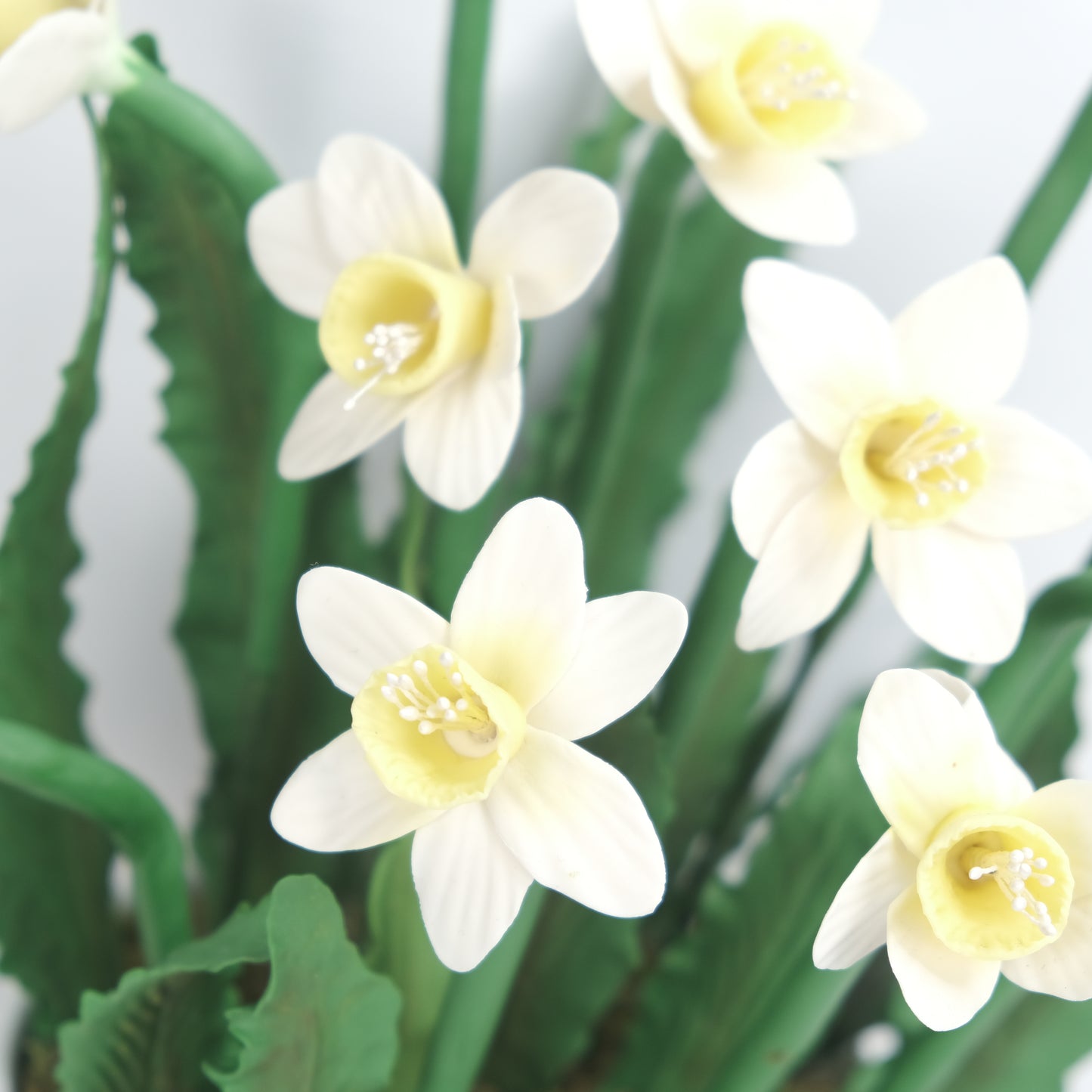 Handmade White Daffodils Arrangement