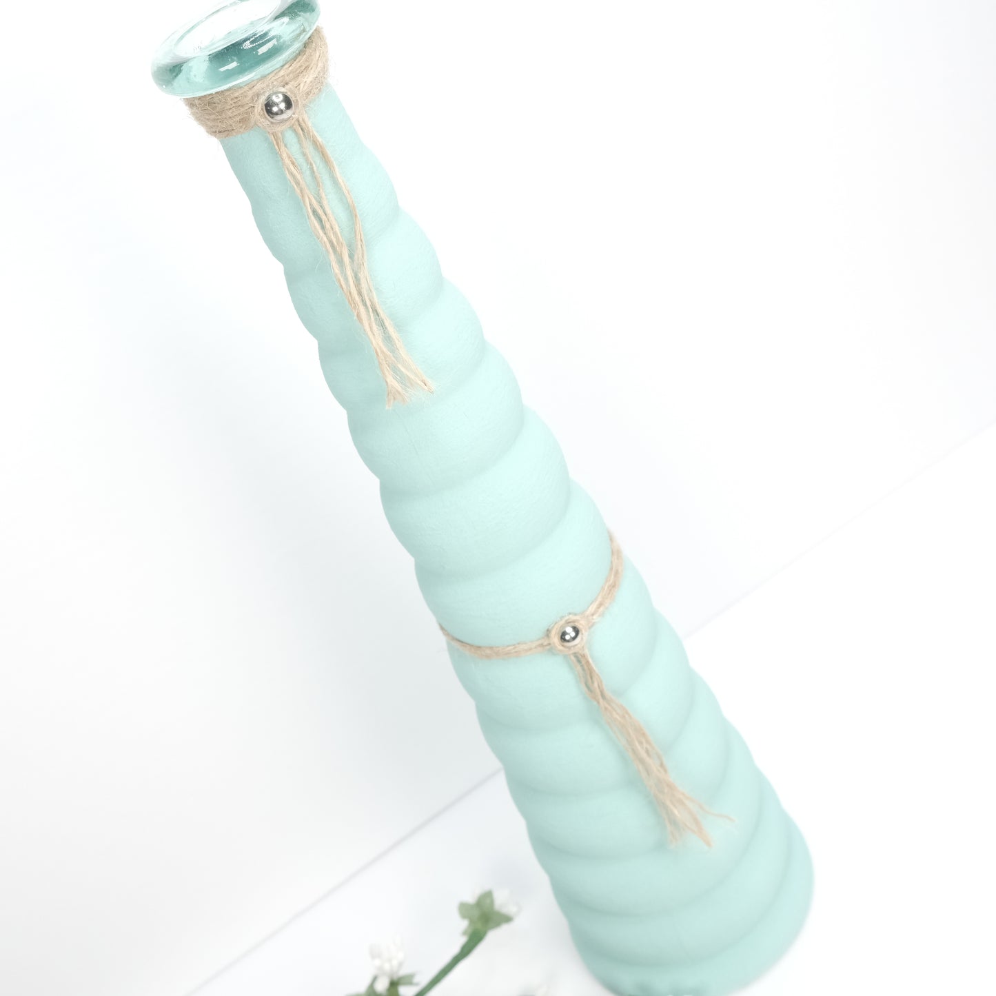 Hand Painted Long Neck Vase