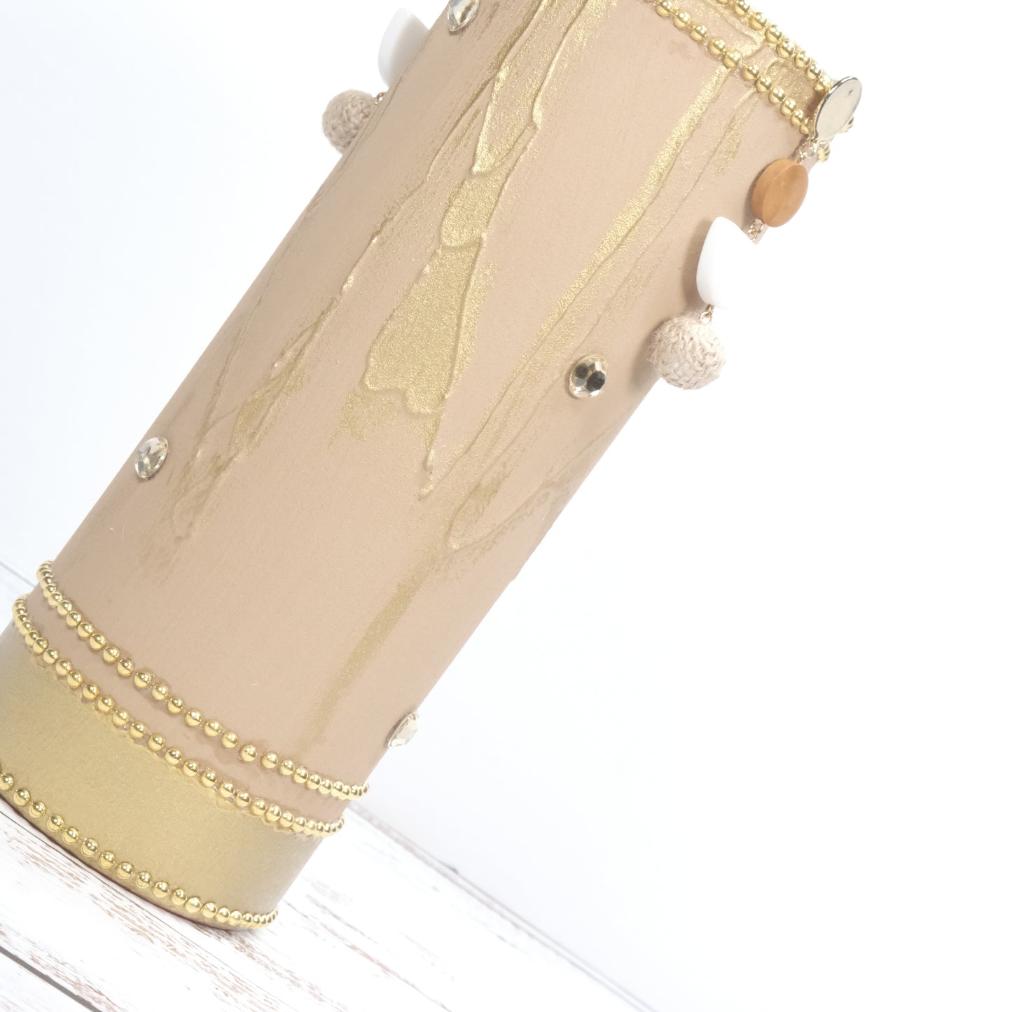 Hand-Painted Tall Vase