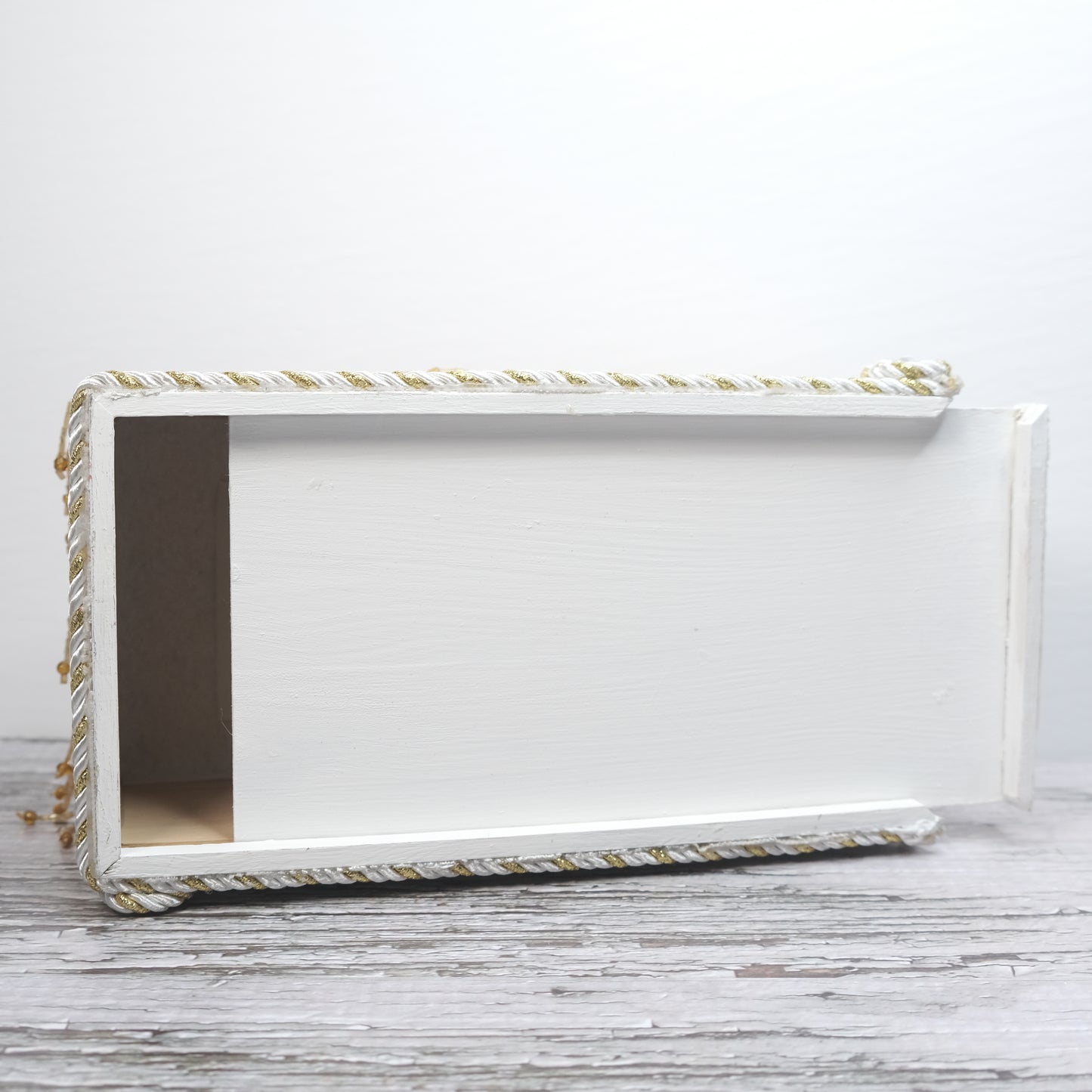 Handmade White Tissue Paper Box