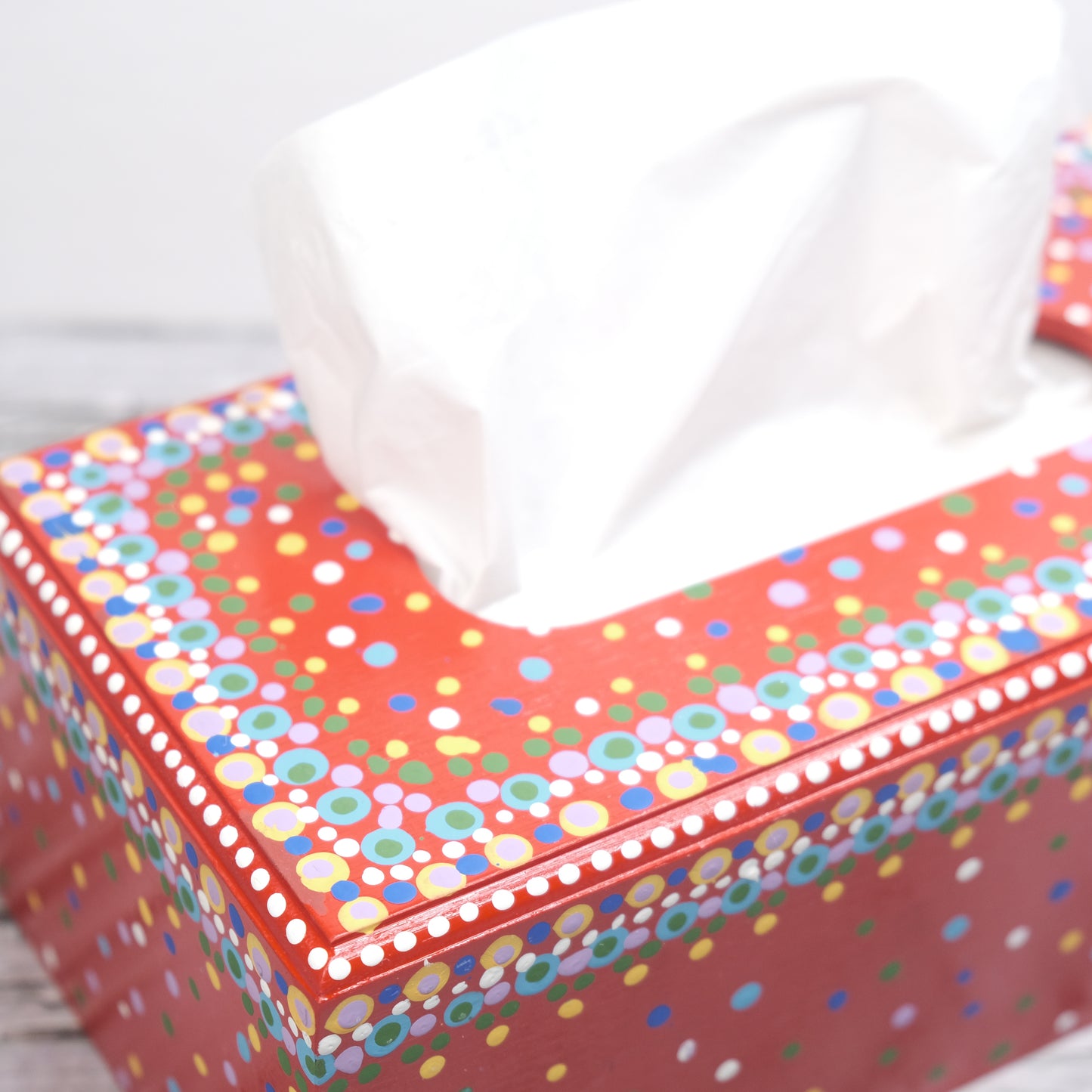 Handmade Sensuous Speckles Tissue Paper Box
