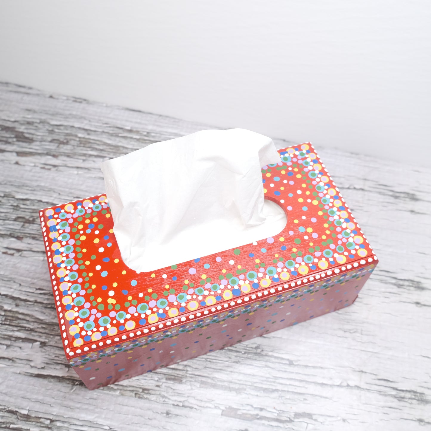 Handmade Sensuous Speckles Tissue Paper Box