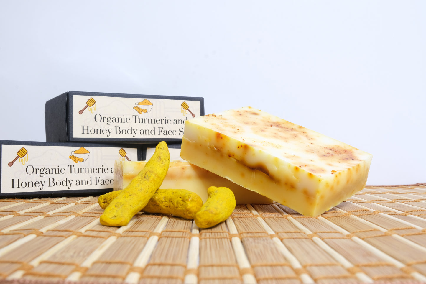 Organic Turmeric and Honey Body and Face Soap
