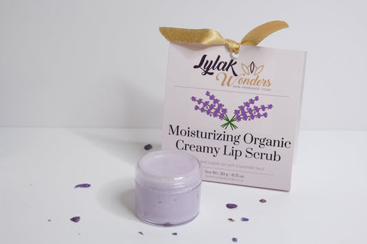 Organic Lavender Creamy Lip Scrub