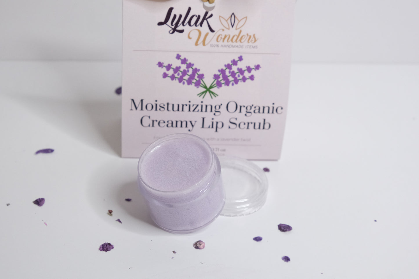 Organic Lavender Creamy Lip Scrub