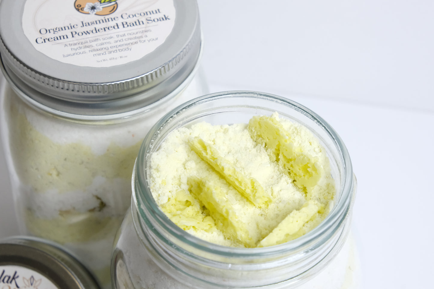 Organic Jasmine Coconut Cream Powdered Bath Soak