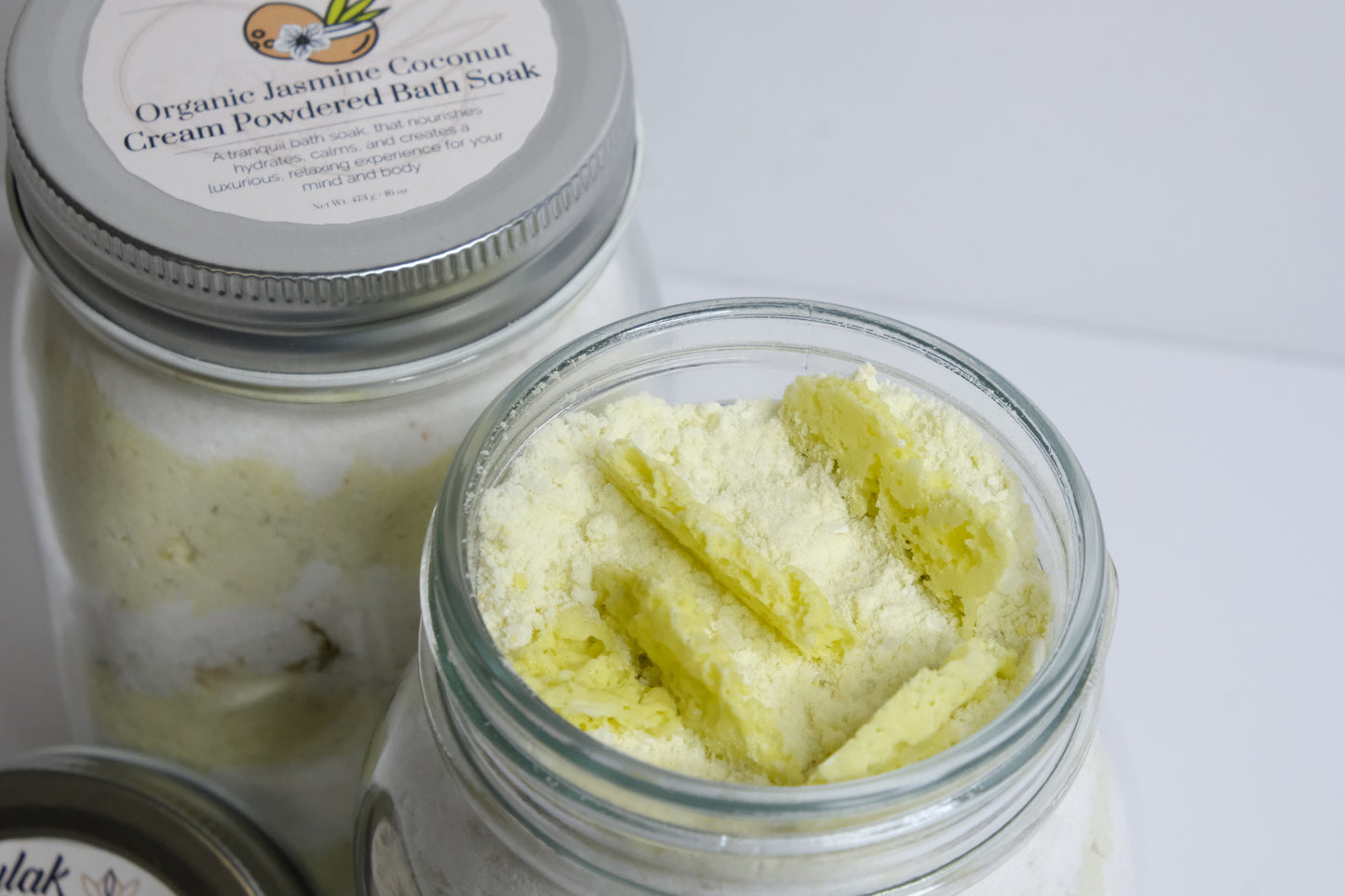 Organic Jasmine Coconut Cream Powdered Bath Soak