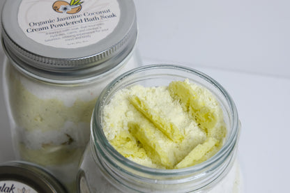 Organic Jasmine Coconut Cream Powdered Bath Soak