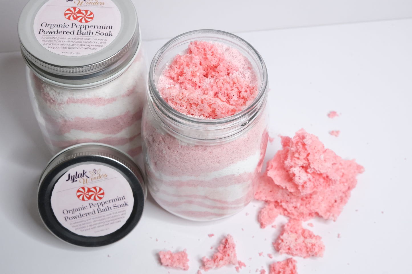 Organic Peppermint Powdered Bath Soak