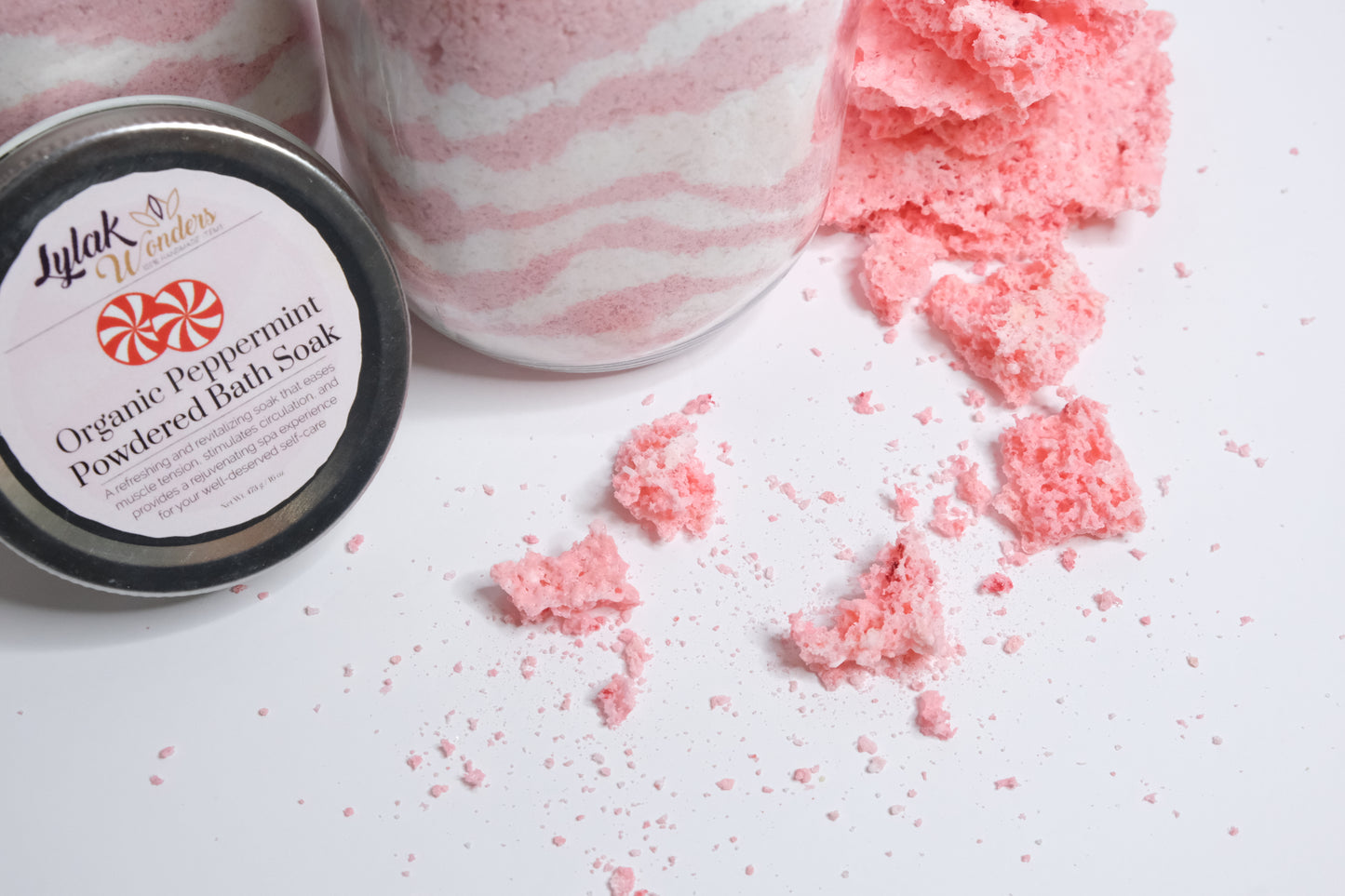 Organic Peppermint Powdered Bath Soak