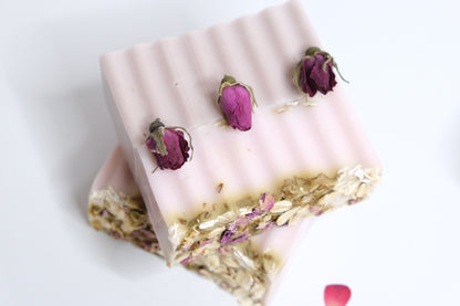 Organic Rose and Oats Body and Face Soap
