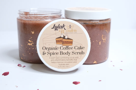 Organic Coffee Cake and Spice Body Scrub