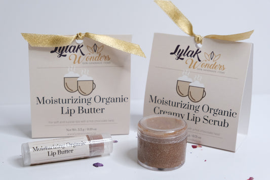 Organic Hot Chocolate Lip Love set