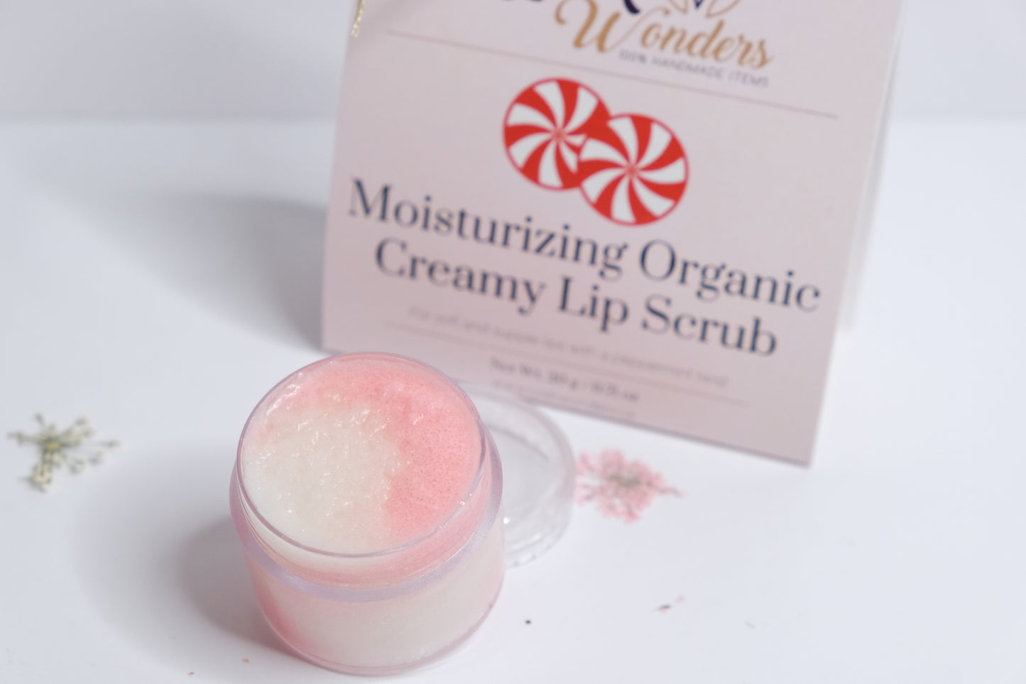 Organic Peppermint Creamy Lip Scrub