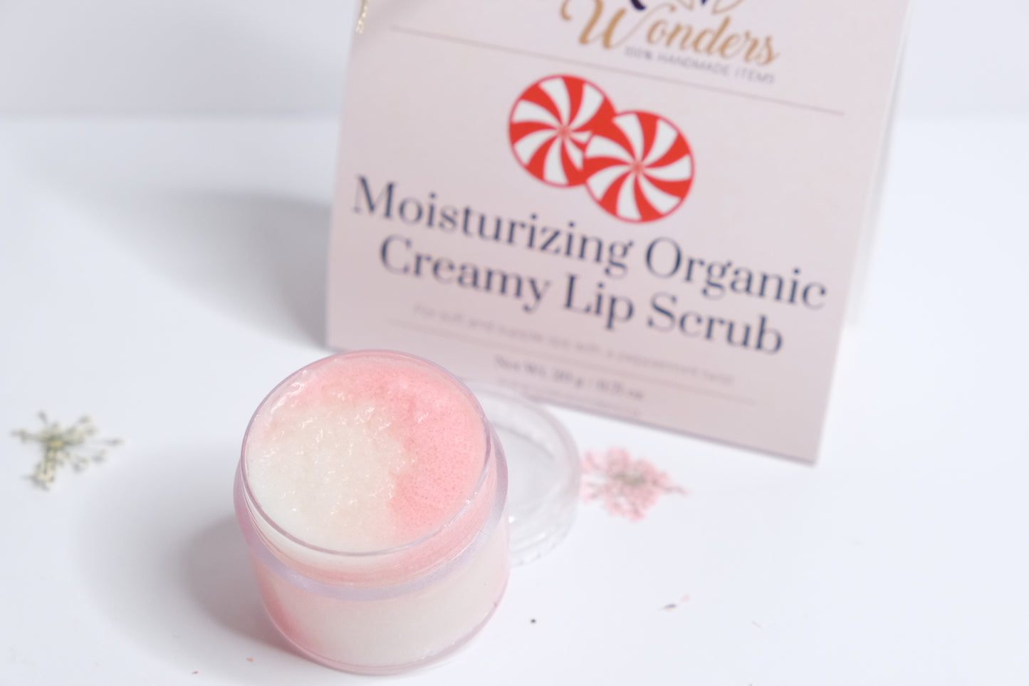 Organic Peppermint Creamy Lip Scrub