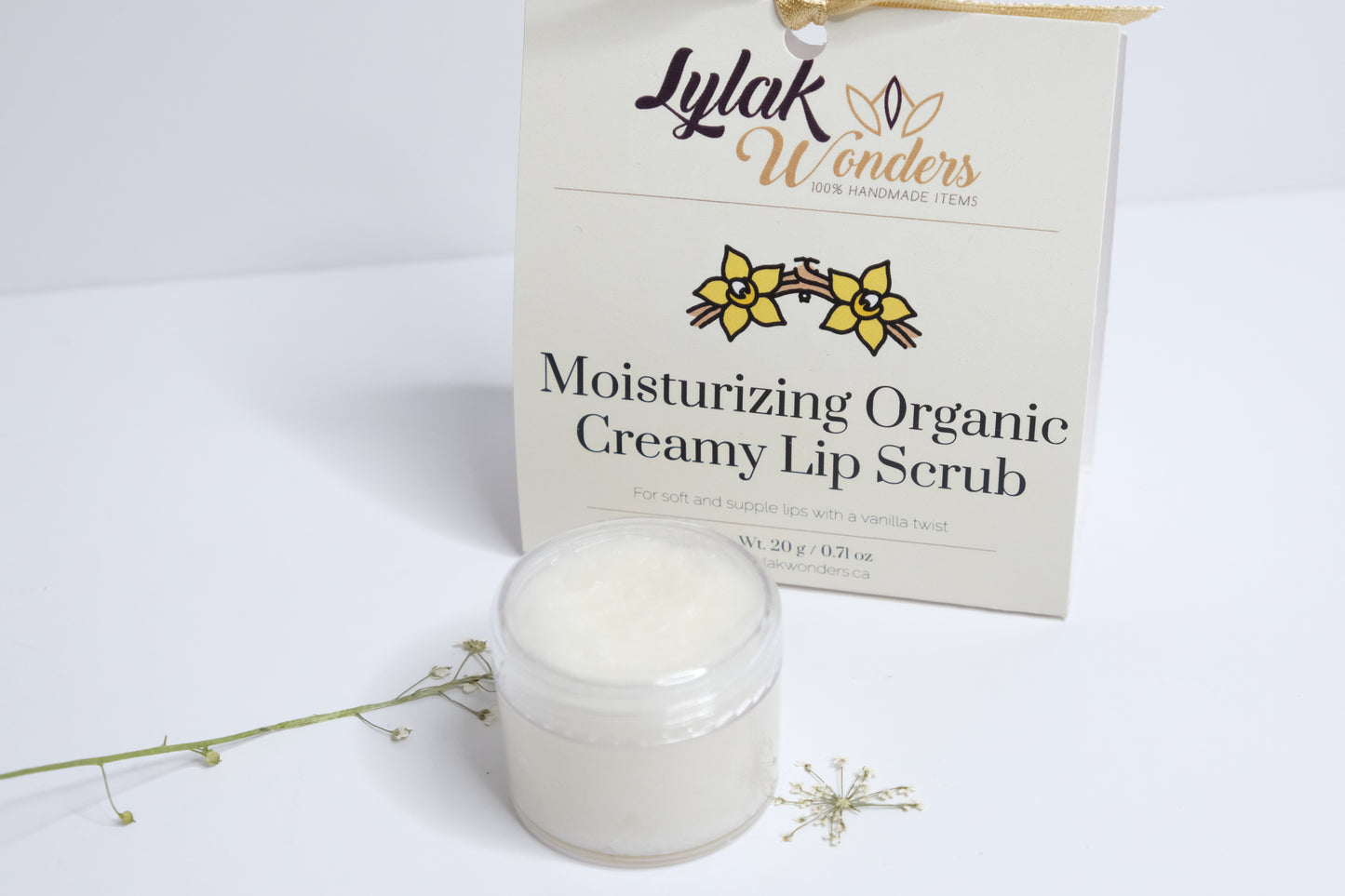 Organic Vanilla Creamy Lip Scrub