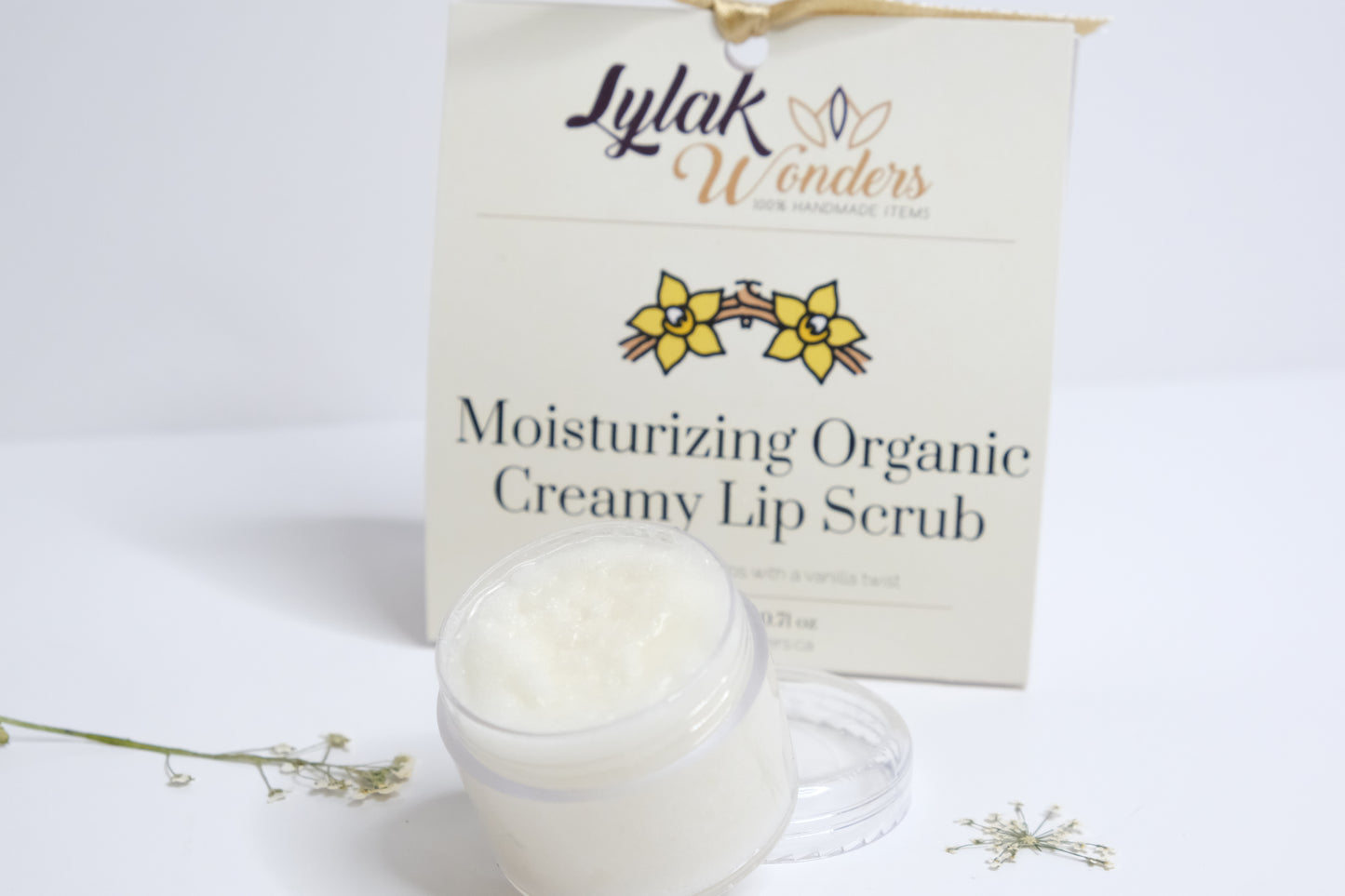 Organic Vanilla Creamy Lip Scrub