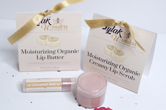 Organic Cinnamon Roll Lip Love Set