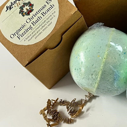 Organic Christmas Eve Fizzing Bath Bomb