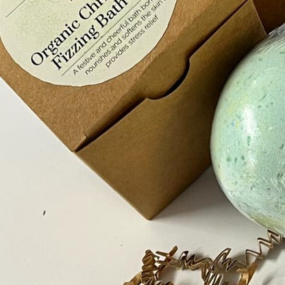 Organic Christmas Eve Fizzing Bath Bomb