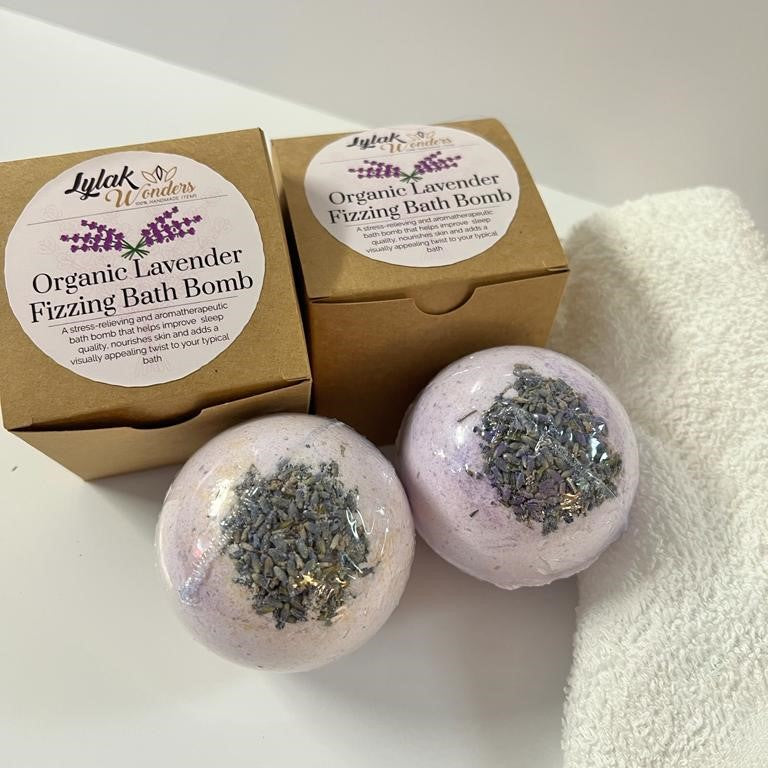 Organic Lavender Bath Bomb