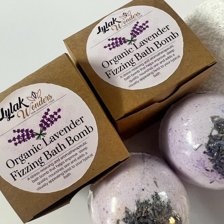 Organic Lavender Bath Bomb