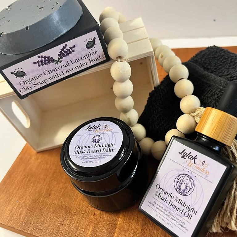 Organic Midnight Musk Beard Care Set