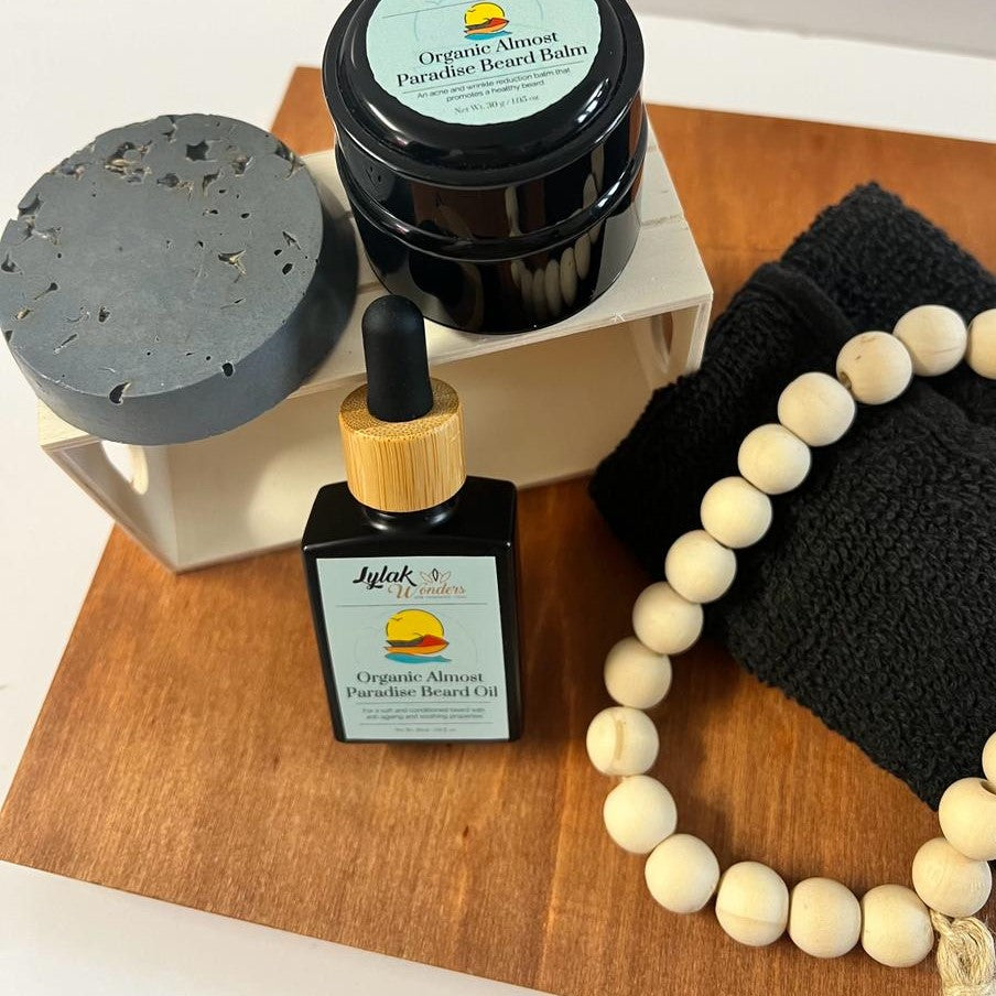 Organic Almost Paradise Beard Care Set