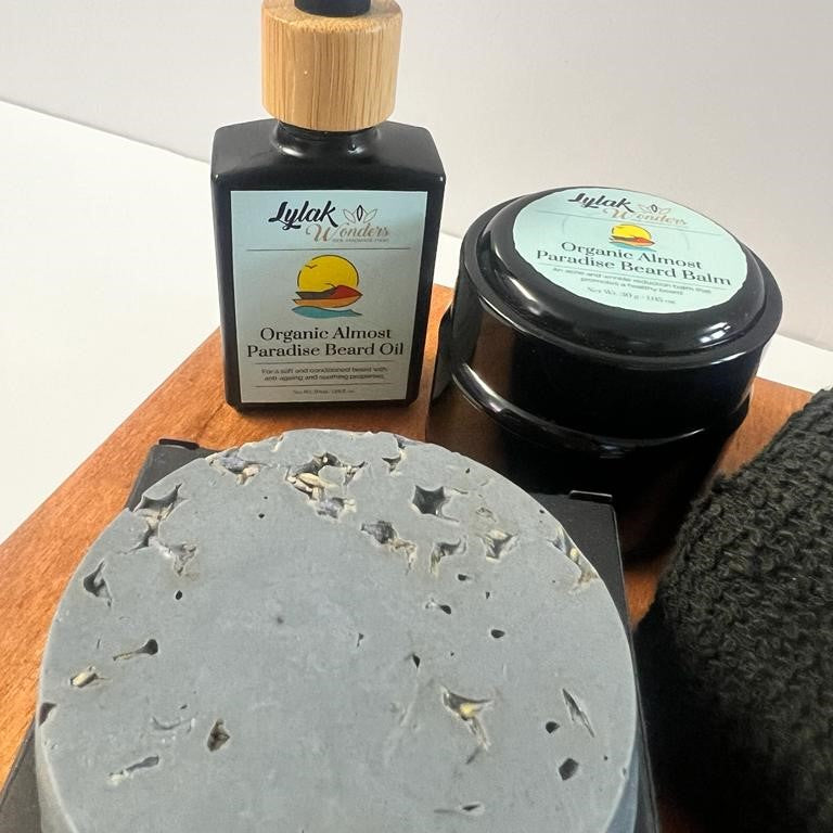 Organic Almost Paradise Beard Care Set