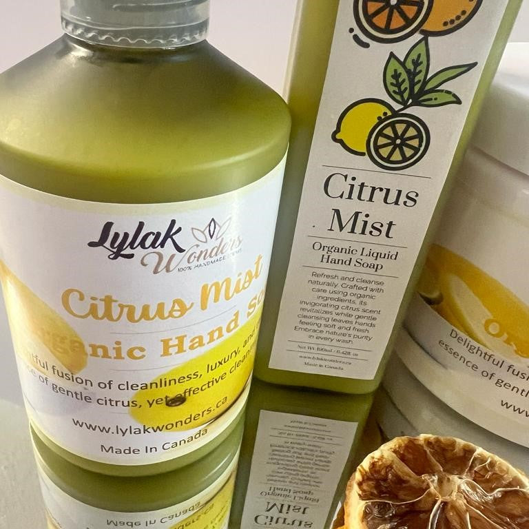 Organic Citrus Mist Liquid Hand Soap