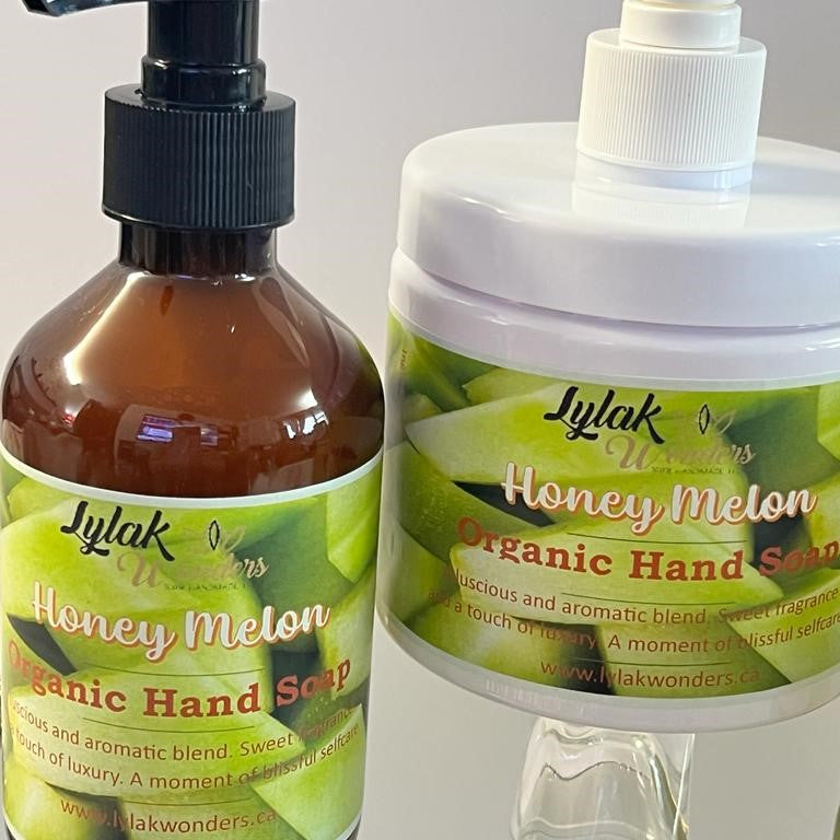 Organic Honey Melon Liquid Hand Soap