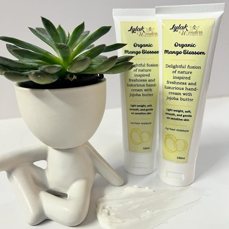 Organic Velvet Rose hand cream