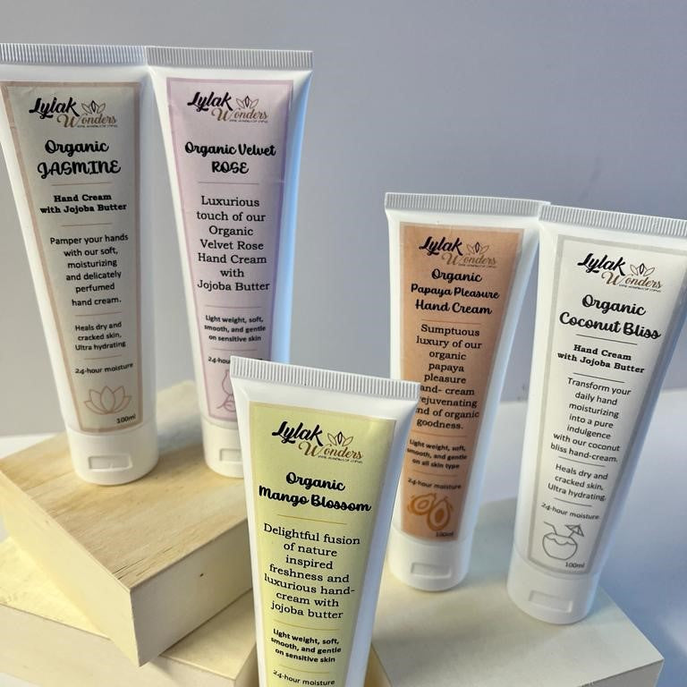 Organic Velvet Rose hand cream