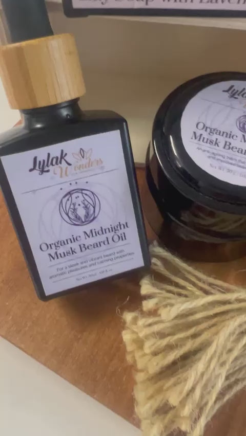 Organic Midnight Musk Beard Care Set
