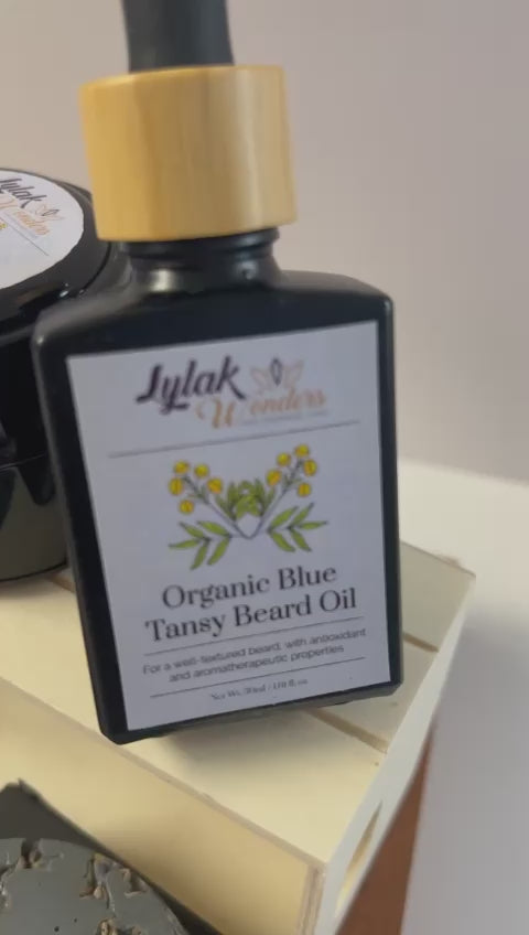 Organic Blue Tansy Beard Care Set