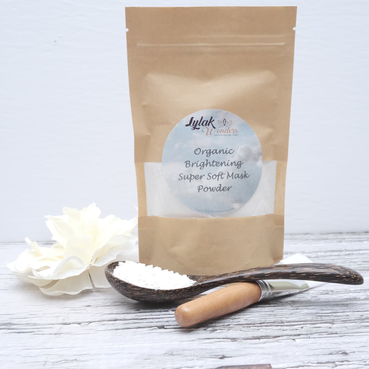 Organic Brightening Super Soft Face Mask Powder