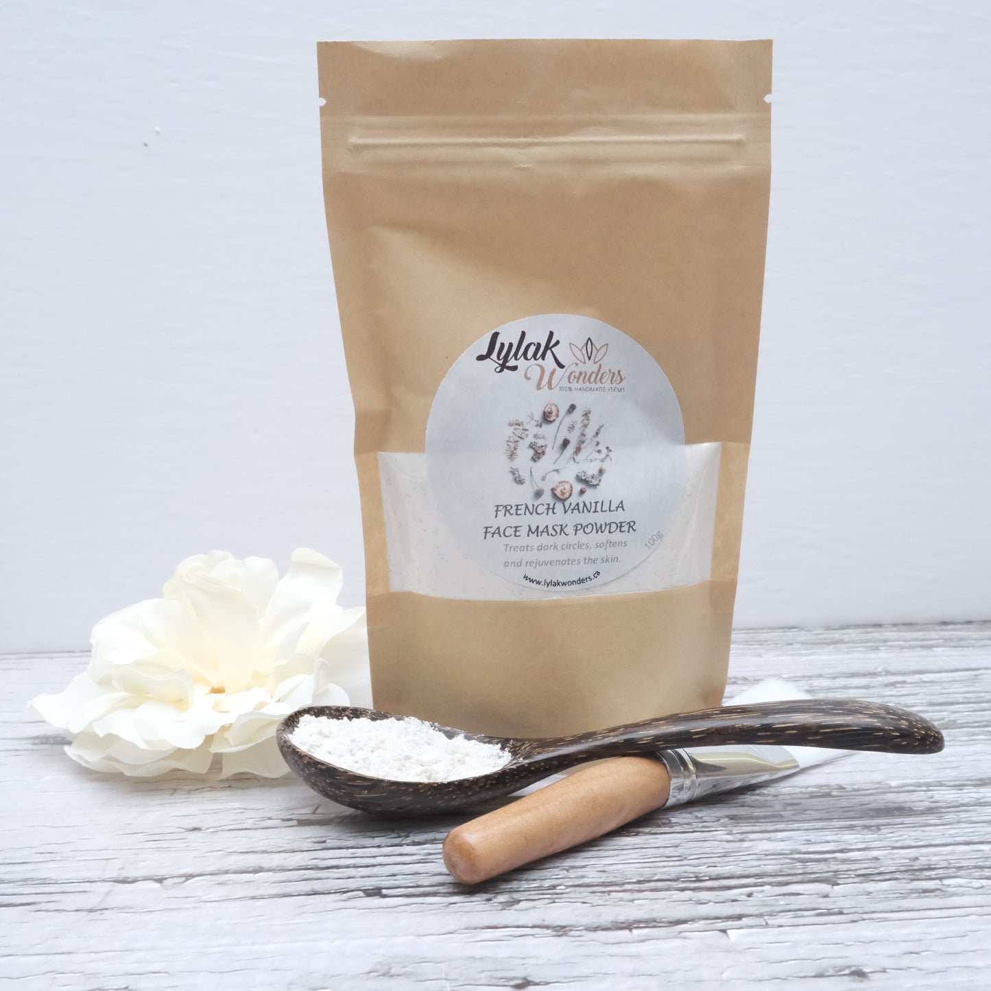 Organic French Vanilla Face Mask Powder