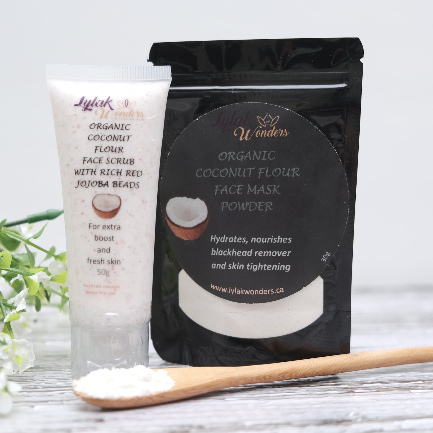 Organic Coconut Flour Fresh Face Set