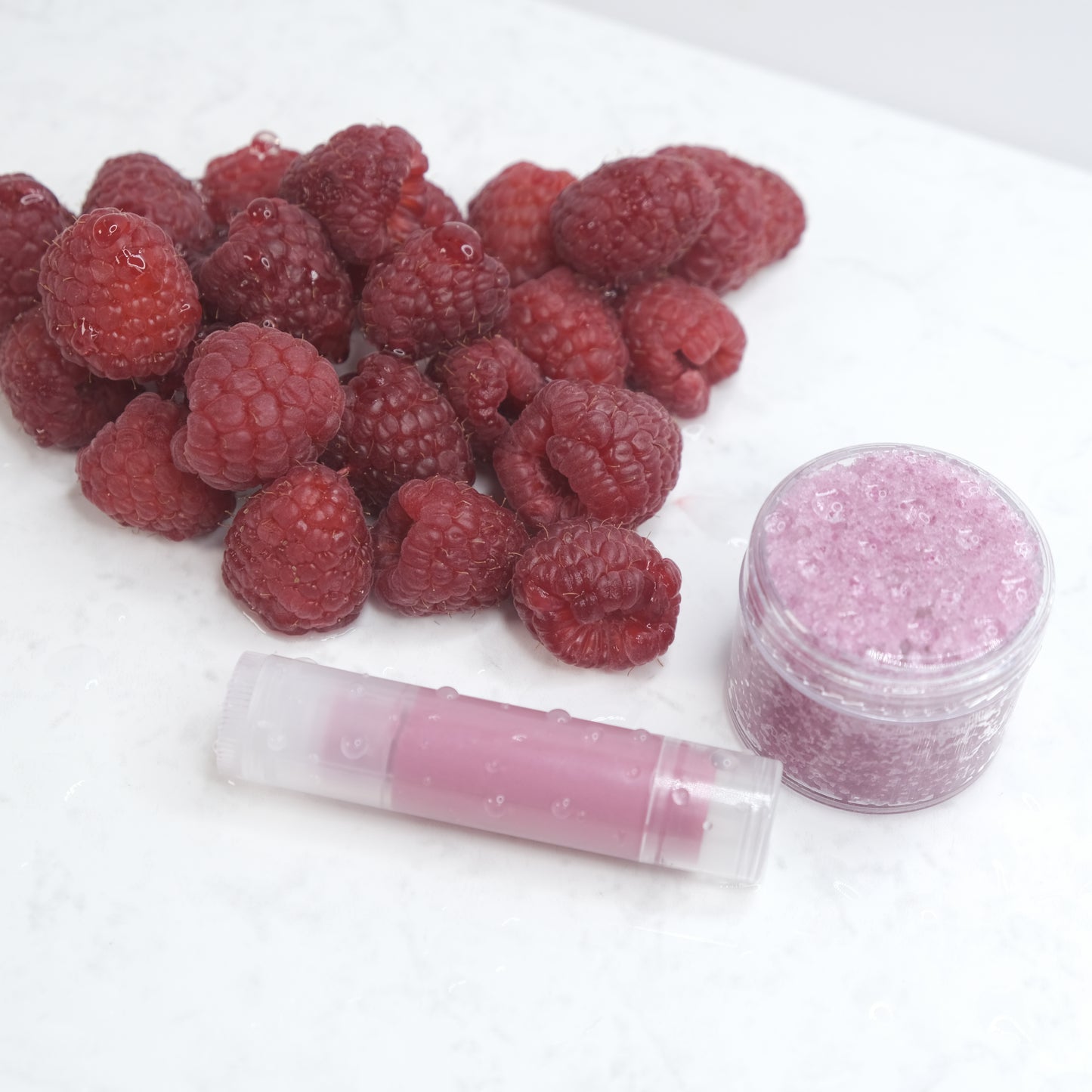 Organic Raspberry Lip Love Set