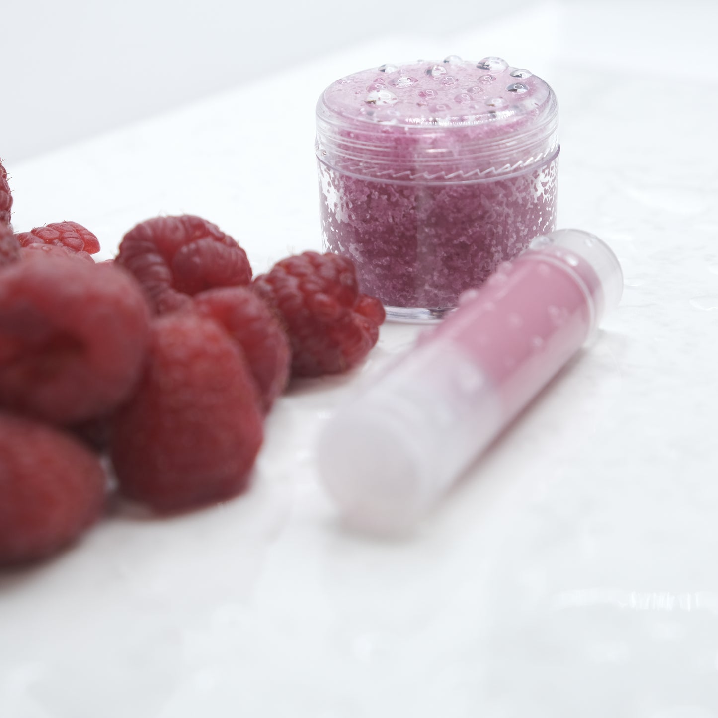 Organic Raspberry Lip Love Set