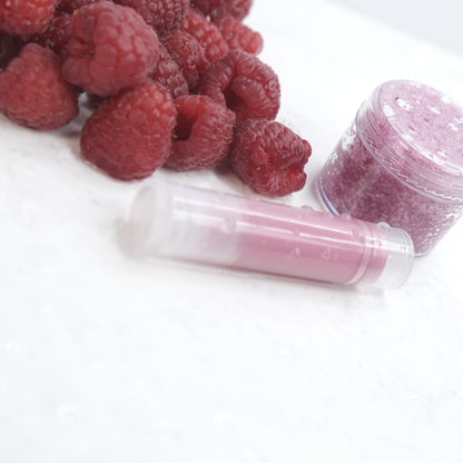 Organic Raspberry Lip Love Set