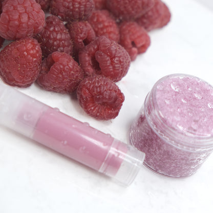 Organic Raspberry Lip Love Set